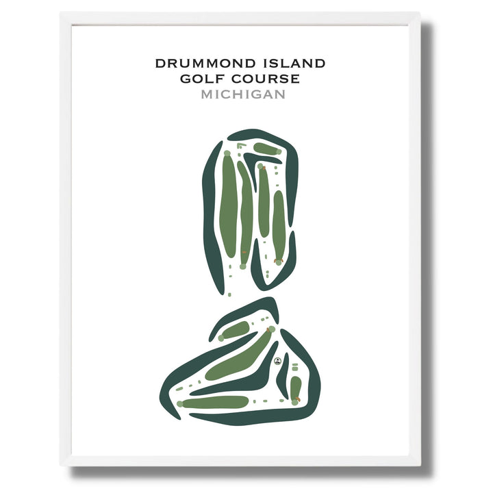 Drummond Island Golf Course, Michigan - Printed Golf Courses