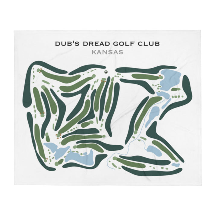Dub's Dread Golf Club, Kansas - Printed Golf Course