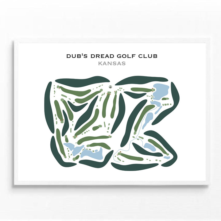 Dub's Dread Golf Club, Kansas - Printed Golf Course