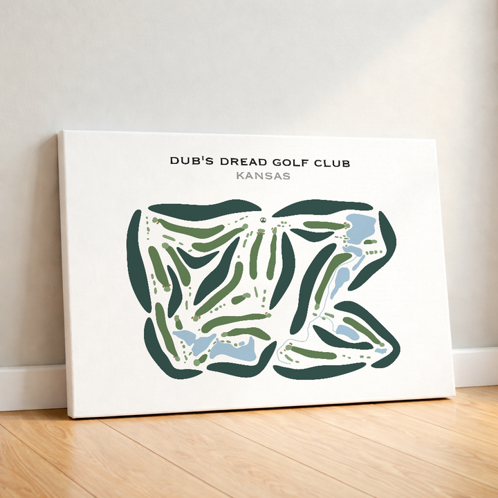 Dub's Dread Golf Club, Kansas - Printed Golf Course