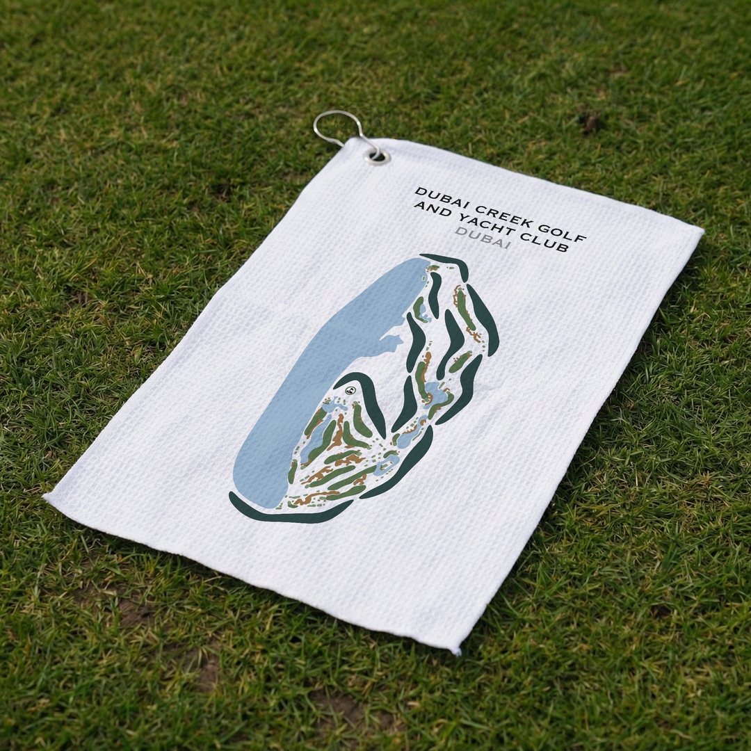 Dubai Creek Golf & Yacht Club, Dubai, UAE - Printed Golf Courses