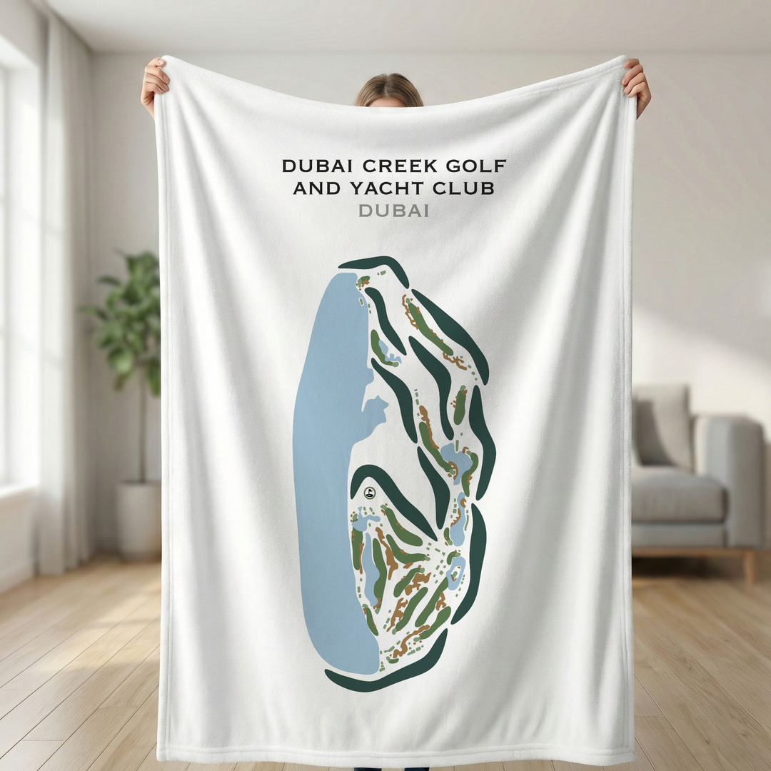 Dubai Creek Golf & Yacht Club, Dubai, UAE - Printed Golf Courses