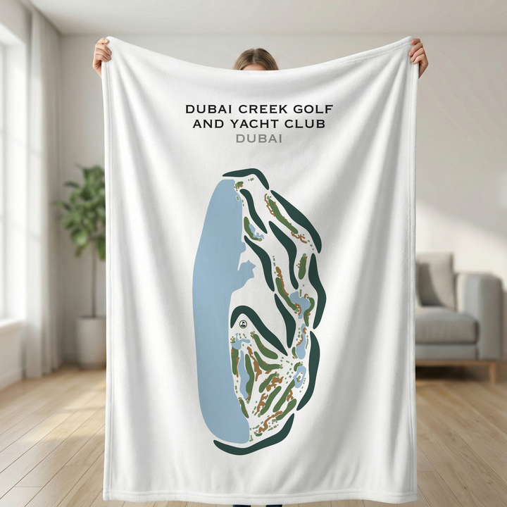 Dubai Creek Golf & Yacht Club, Dubai, UAE - Printed Golf Courses