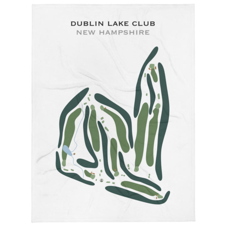 Dublin Lake Club, New Hampshire - Printed Golf Course