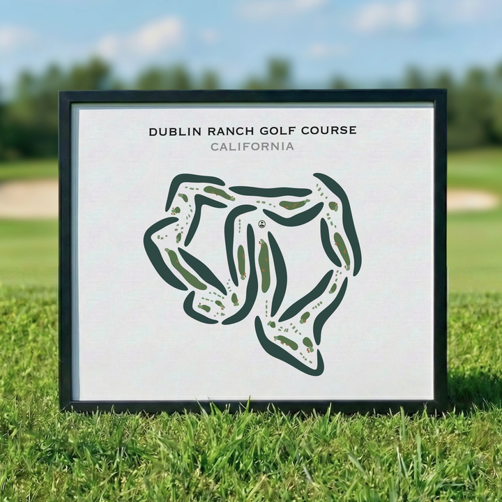 Dublin Ranch Golf Course, California - Printed Golf Courses