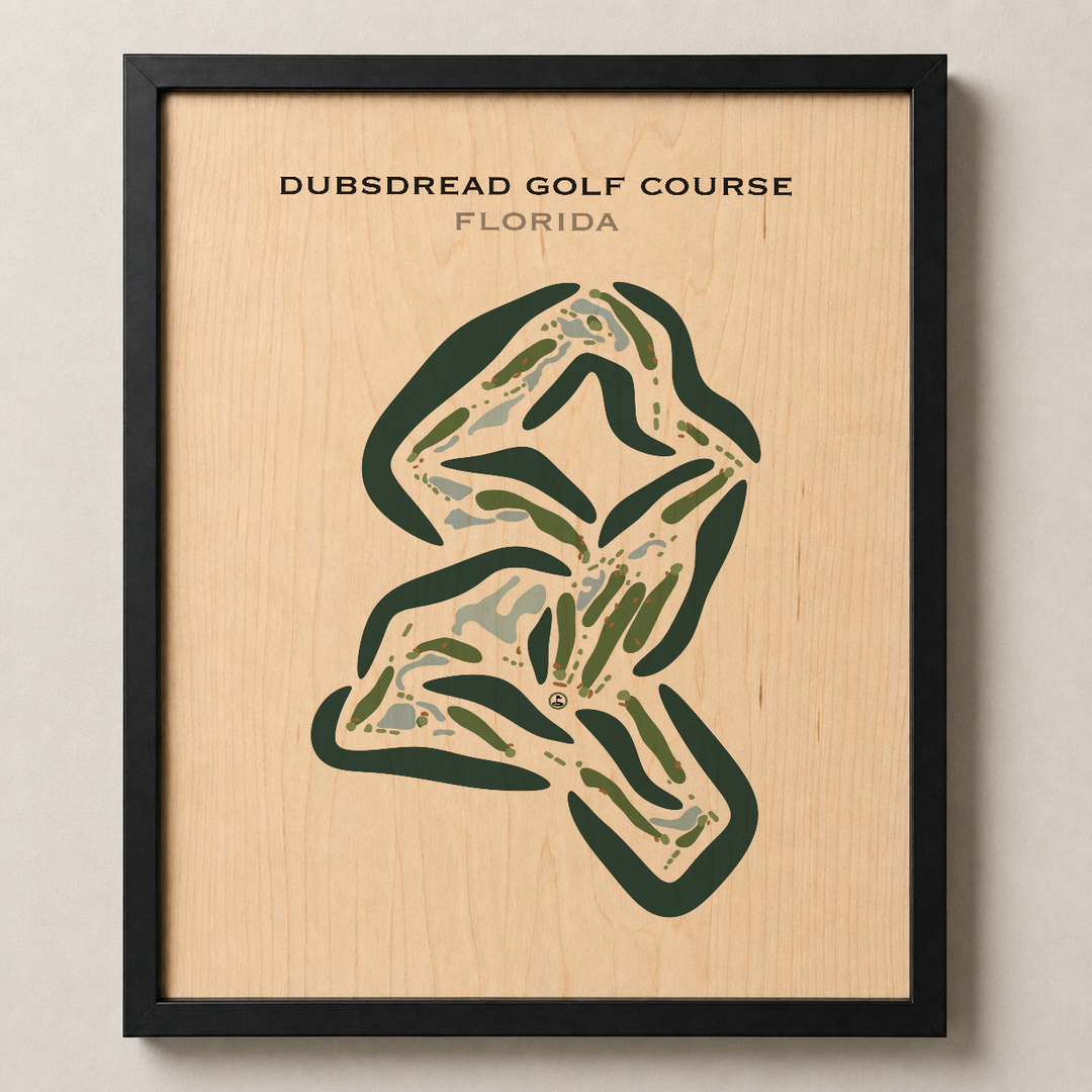Dubsdread Golf Course, Florida - Printed Golf Courses