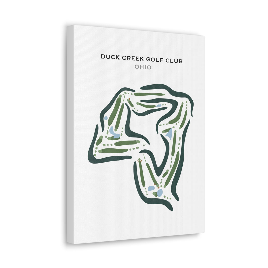 Duck Creek Golf Club, Ohio - Printed Golf Courses