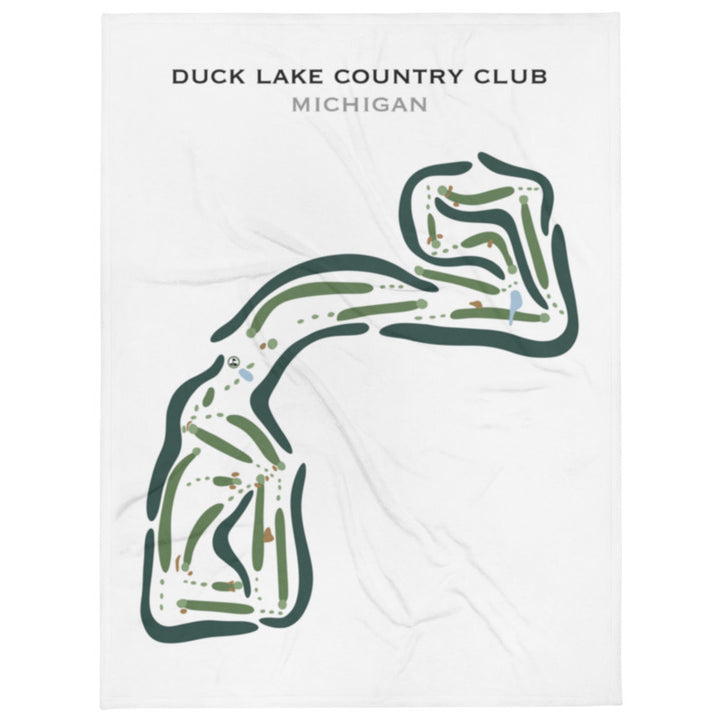 Duck Lake Country Club, Michigan - Printed Golf Courses