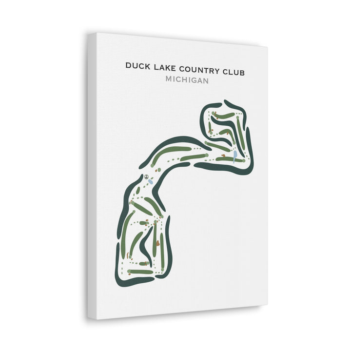 Duck Lake Country Club, Michigan - Printed Golf Courses