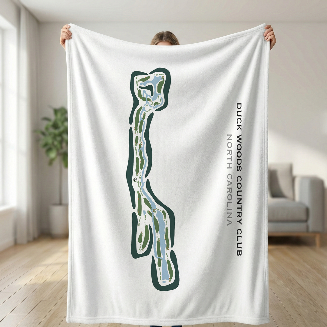 Duck Woods Country Club, North Carolina - Printed Golf Courses