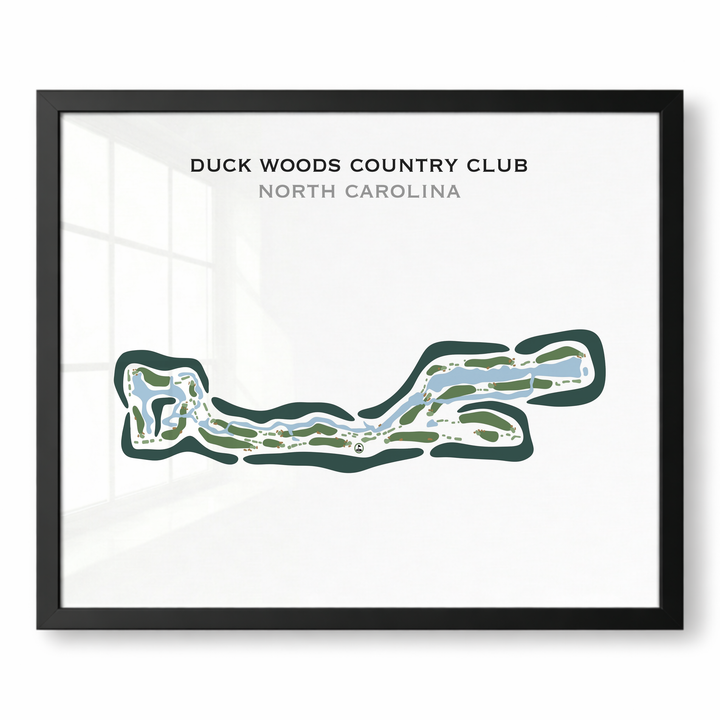 Duck Woods Country Club, North Carolina - Printed Golf Courses