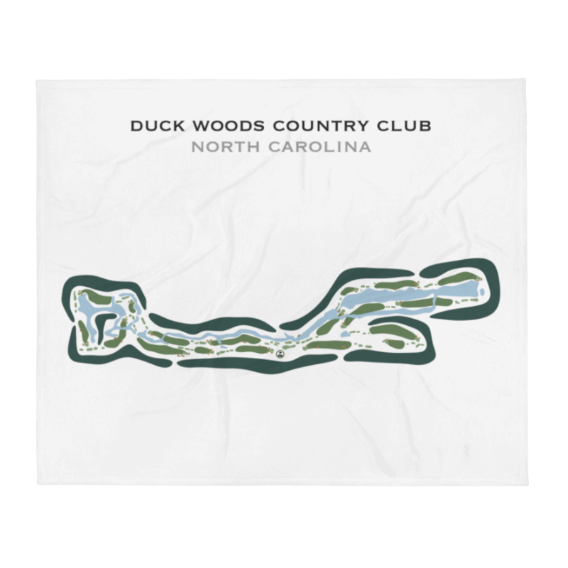 Duck Woods Country Club, North Carolina - Printed Golf Courses