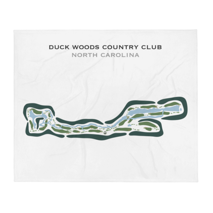 Duck Woods Country Club, North Carolina - Printed Golf Courses