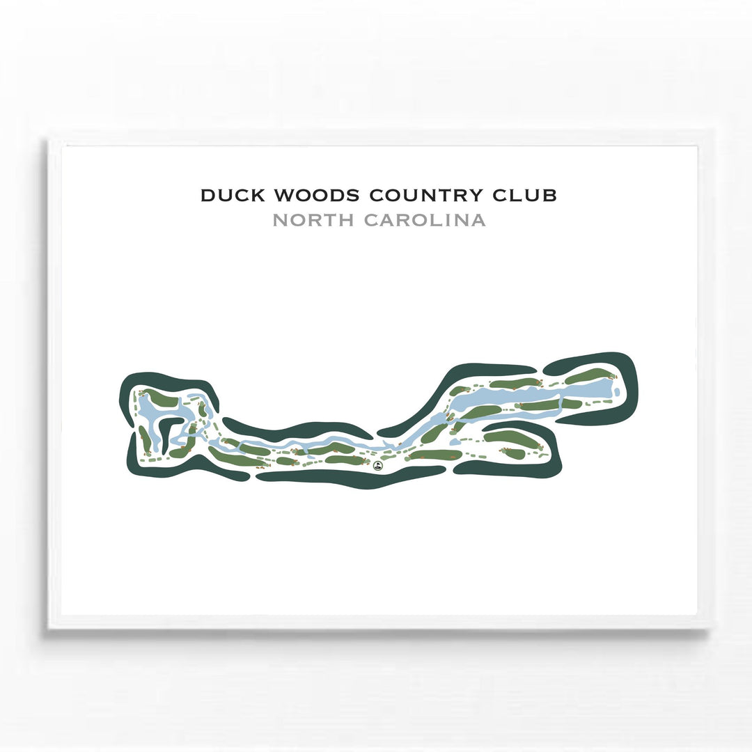 Duck Woods Country Club, North Carolina - Printed Golf Courses