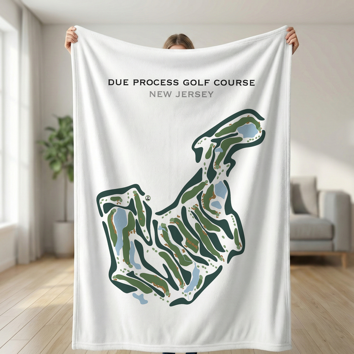 Due Process Golf Course, New Jersey - Printed Golf Courses