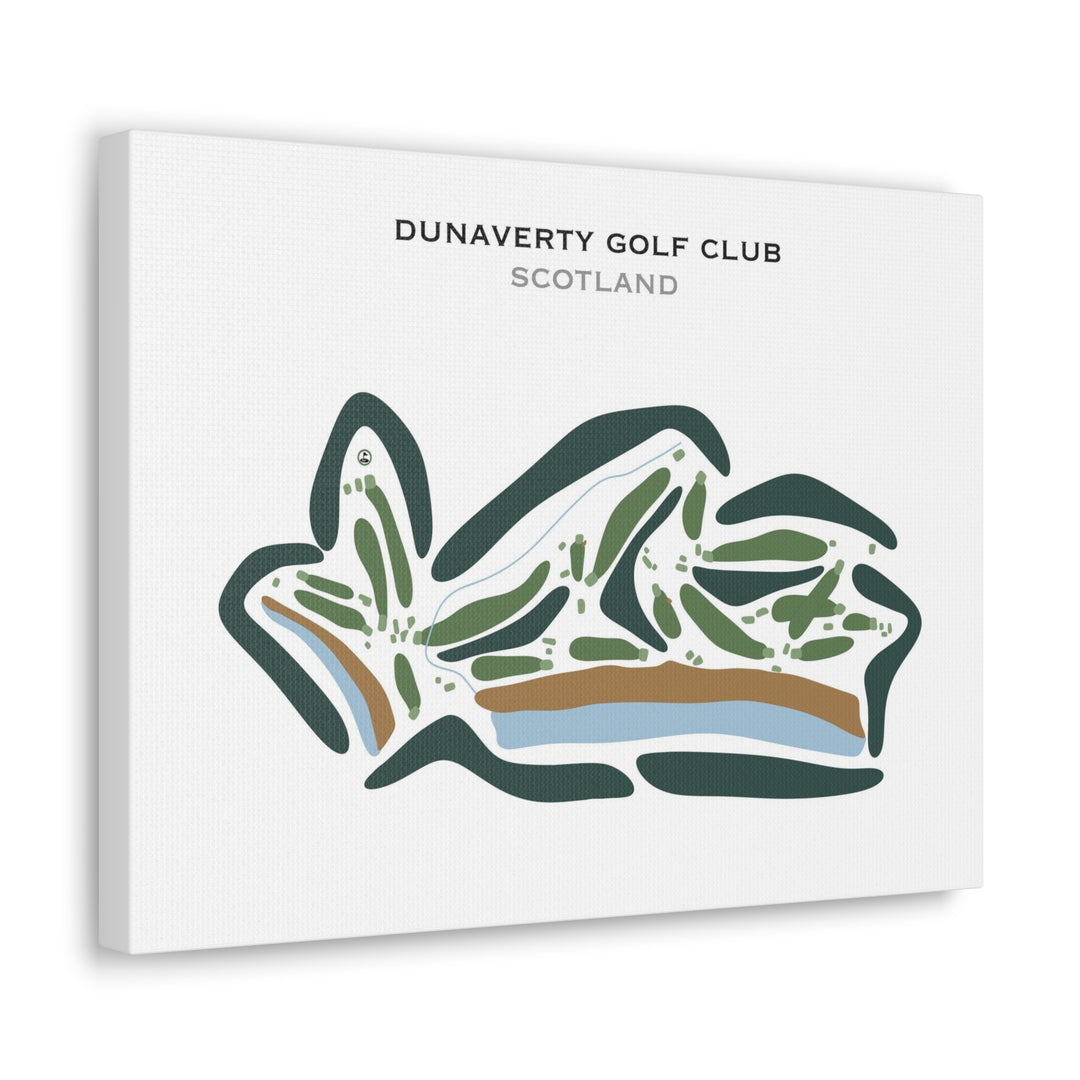 Dunaverty Golf Club, Scotland - Printed Golf Courses