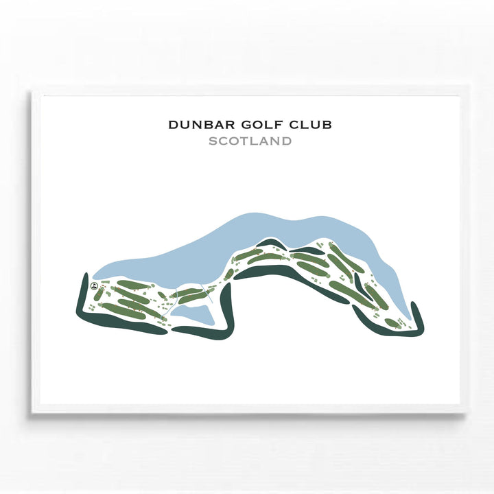 Dunbar Golf Club, Scotland - Printed Golf Courses