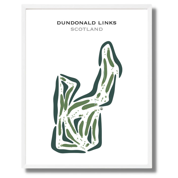 Dundonald Links, Scotland - Printed Golf Courses