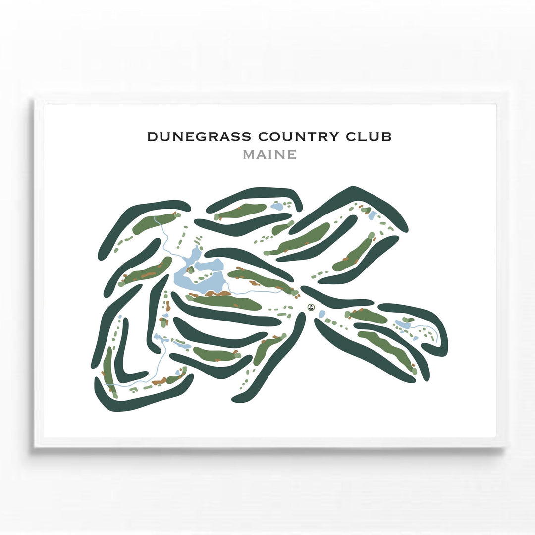 Dunegrass Country Club, Maine - Printed Golf Courses