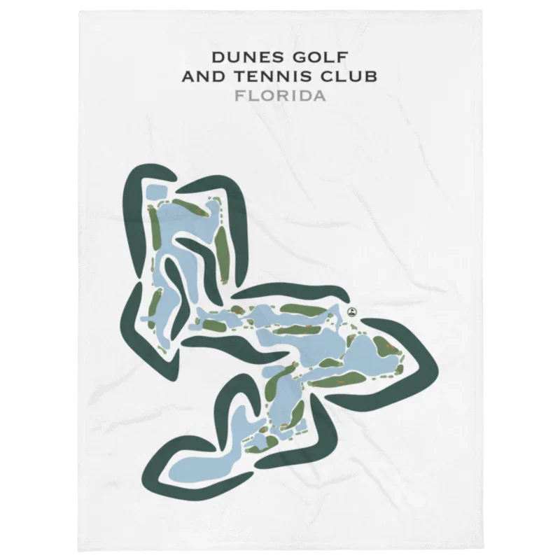 The Dunes Golf & Tennis Club, Sanibel Island, Florida - Printed Golf Courses