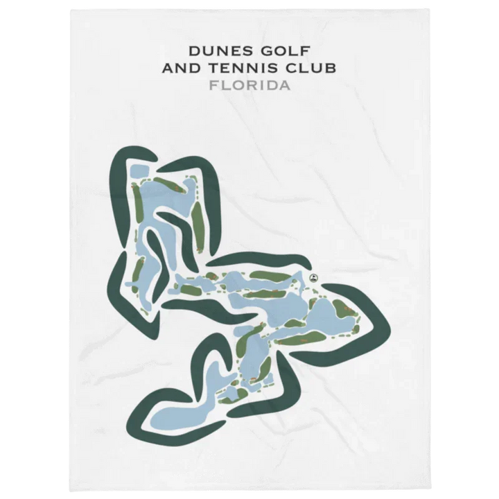 The Dunes Golf & Tennis Club, Sanibel Island, Florida - Printed Golf Courses