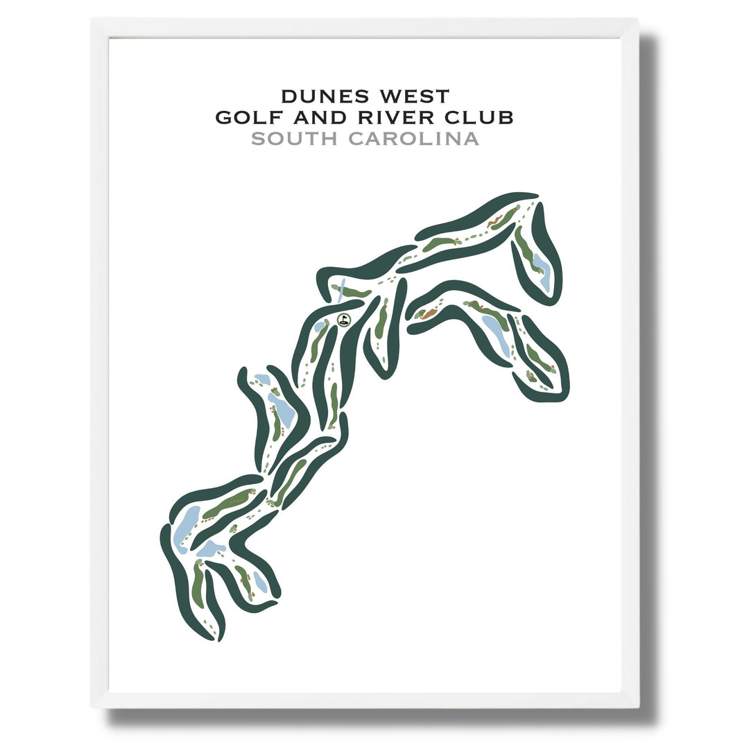 Dunes West Golf and River Club, South Carolina - Printed Golf Courses