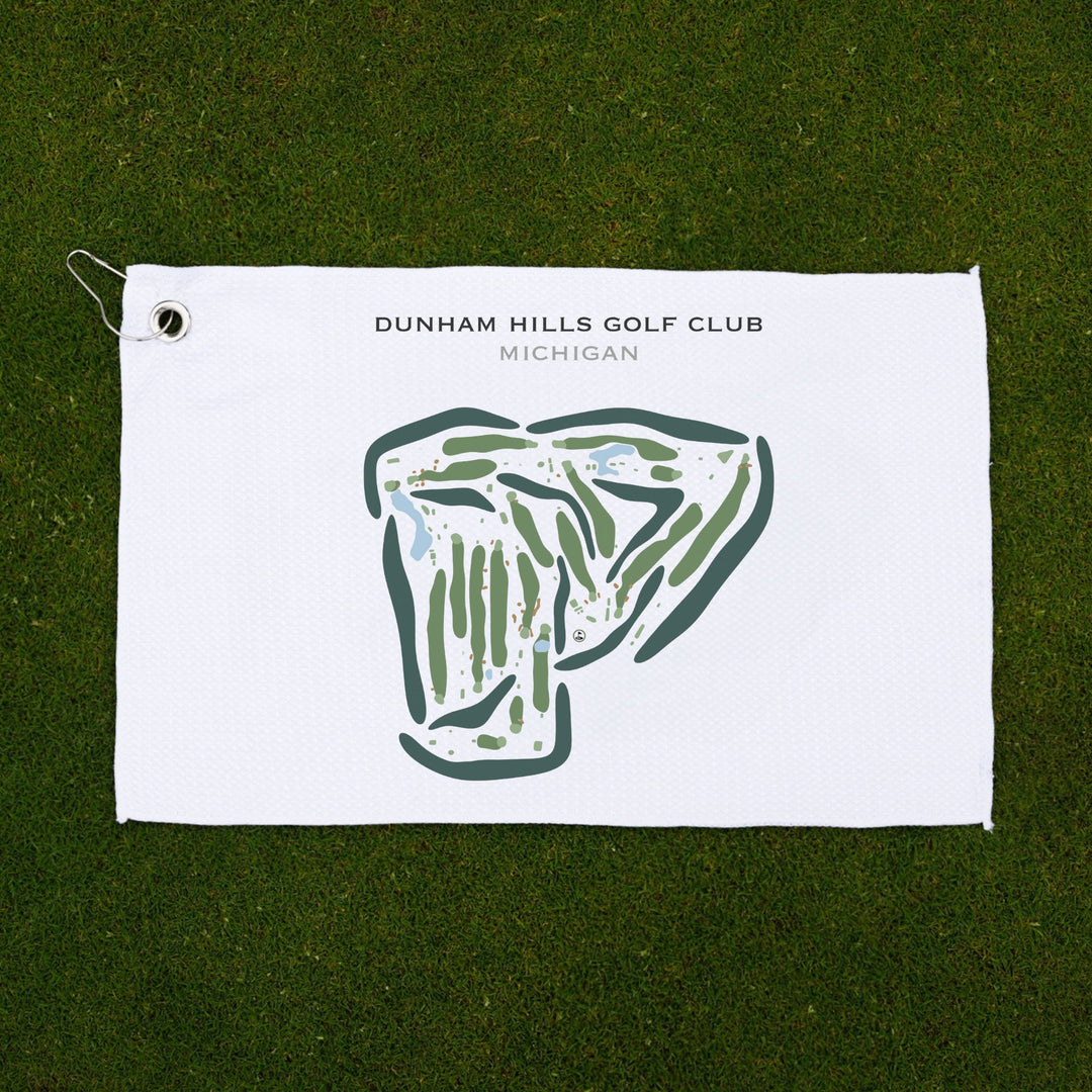 Dunham Hills Golf Club, Michigan - Printed Golf Courses