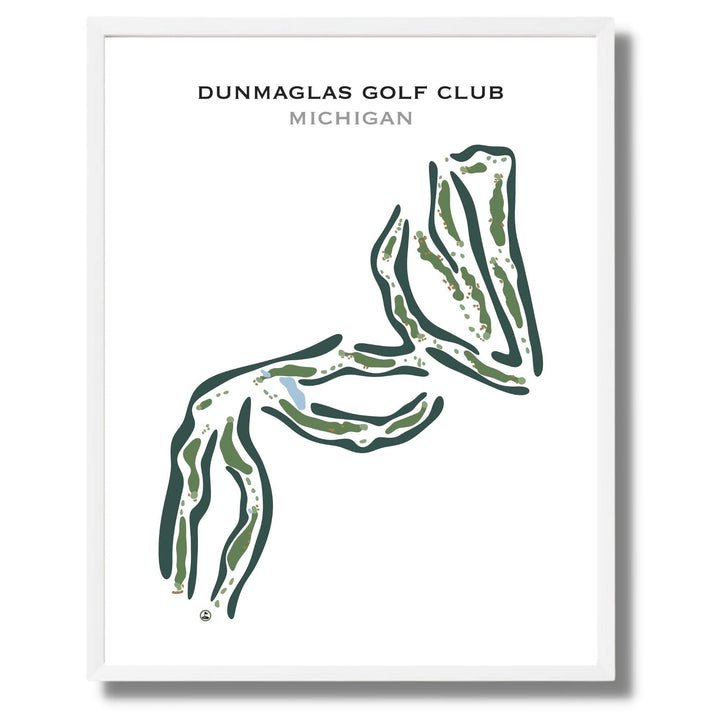 Dunmaglas Golf Club, Michigan - Printed Golf Courses - Golf Course Prints