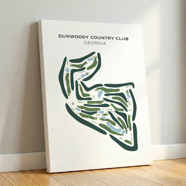 Dunwoody Country Club, Georgia - Printed Golf Courses