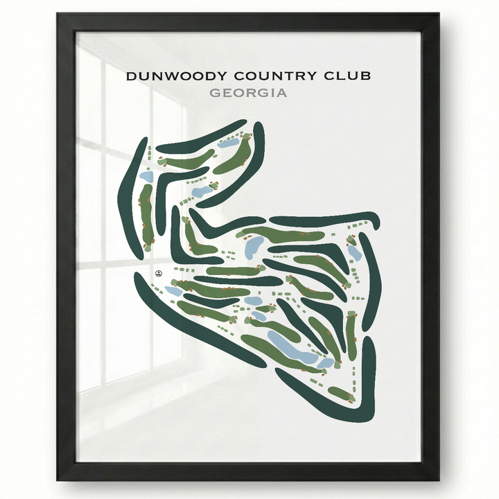 Dunwoody Country Club, Georgia - Printed Golf Courses