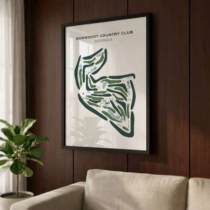 Dunwoody Country Club, Georgia - Printed Golf Courses