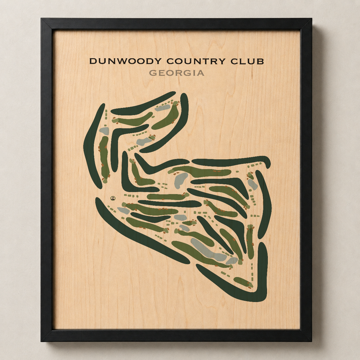 Dunwoody Country Club, Georgia - Printed Golf Courses