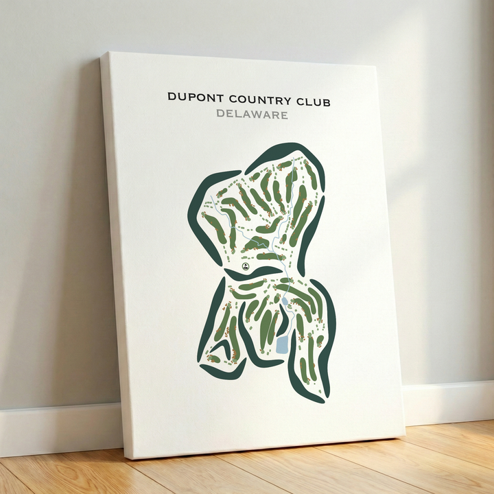 DuPont Country Club, Delaware - Printed Golf Courses