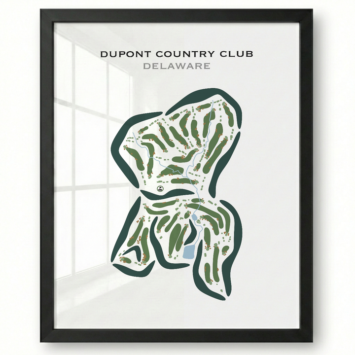 DuPont Country Club, Delaware - Printed Golf Courses