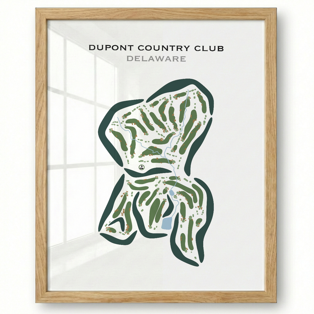 DuPont Country Club, Delaware - Printed Golf Courses