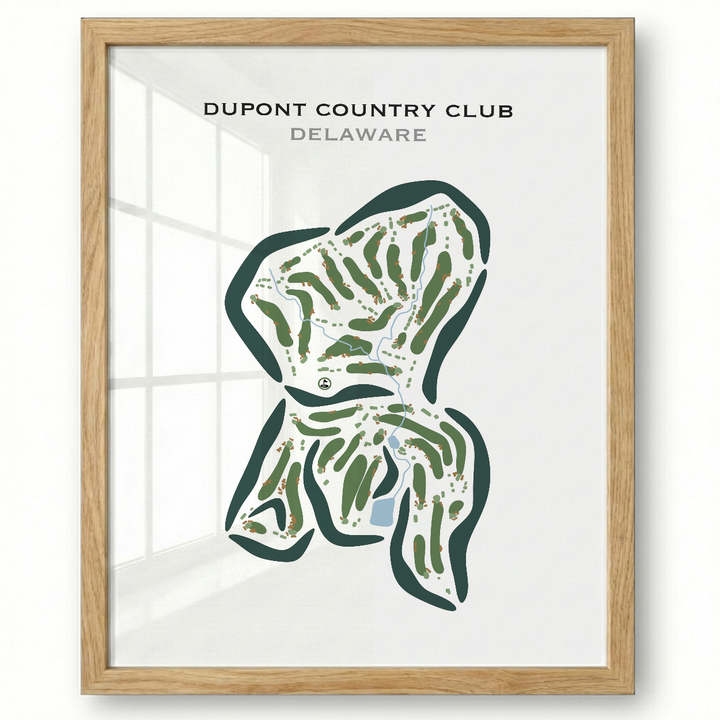 DuPont Country Club, Delaware - Printed Golf Courses