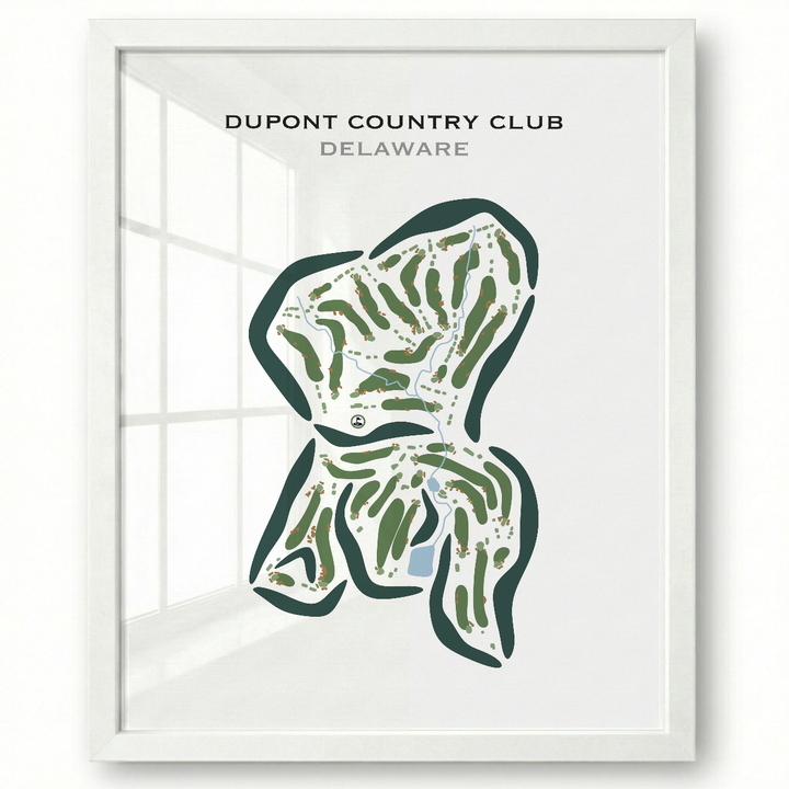 DuPont Country Club, Delaware - Printed Golf Courses