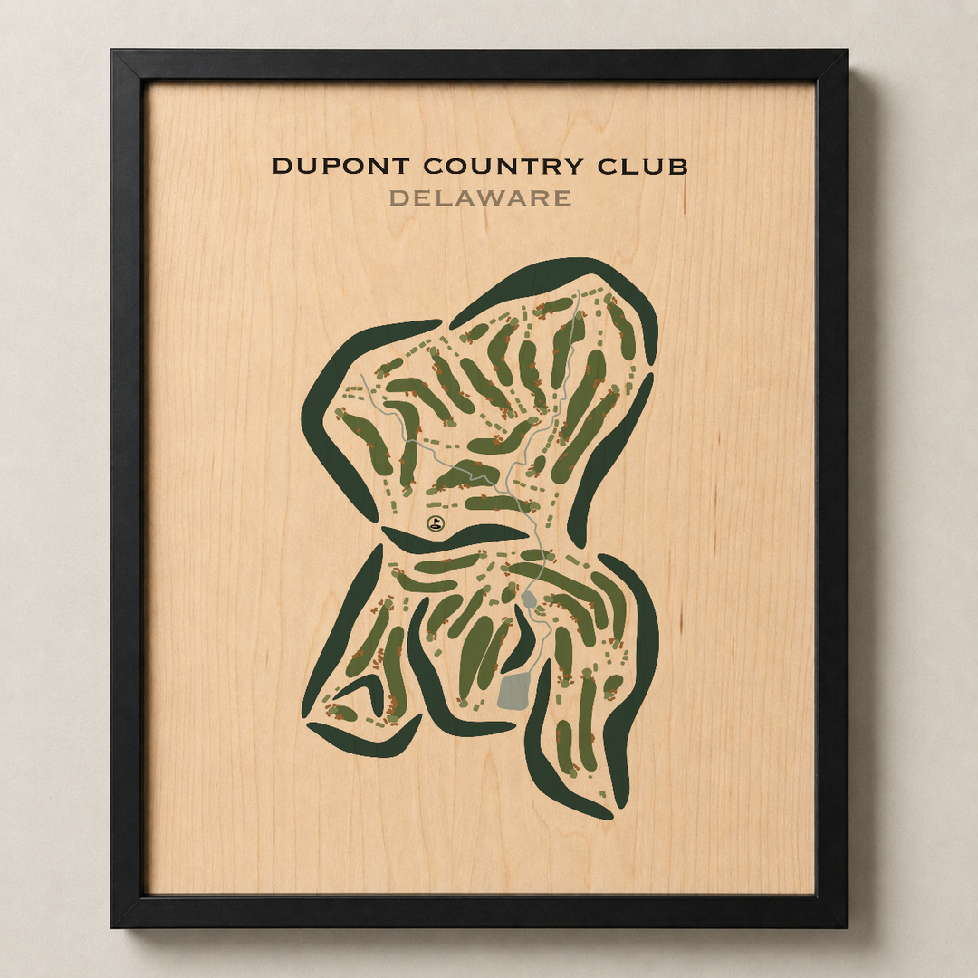 DuPont Country Club, Delaware - Printed Golf Courses