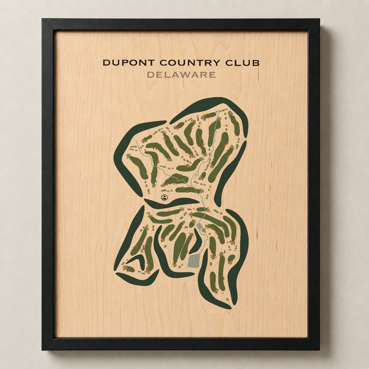 DuPont Country Club, Delaware - Printed Golf Courses