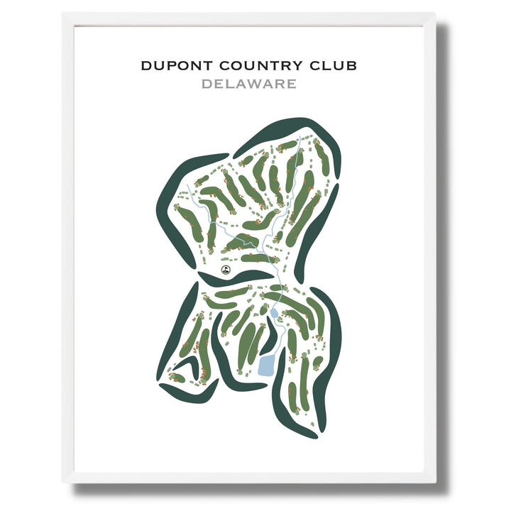 DuPont Country Club, Delaware - Printed Golf Courses