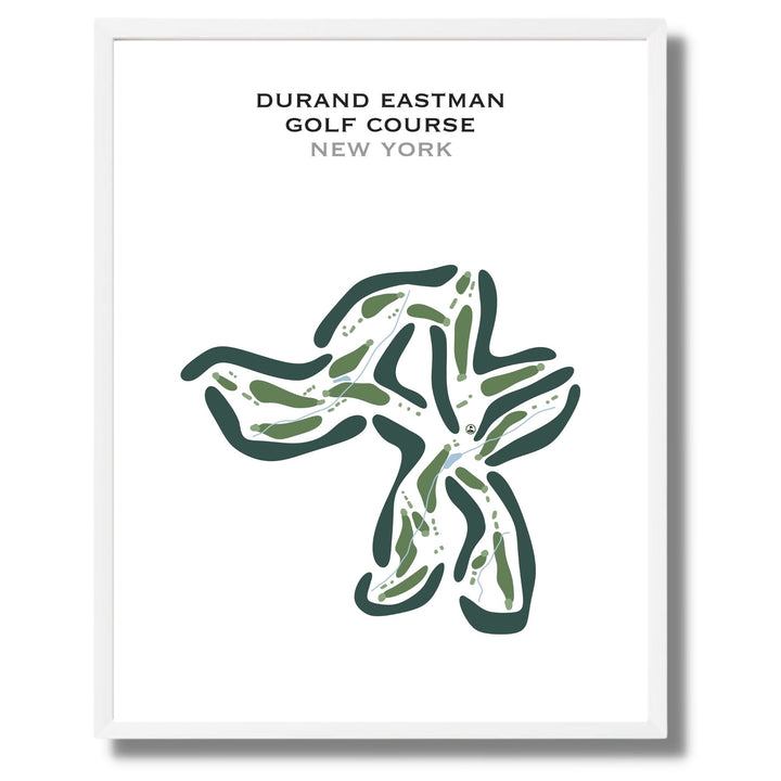 Durand Eastman Golf Course, New York - Printed Golf Courses