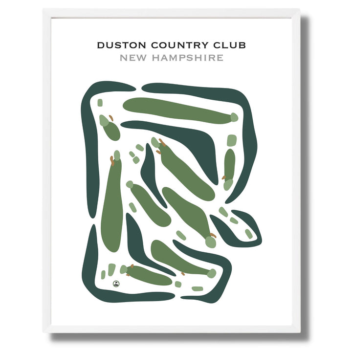 Duston Country Club, New Hampshire - Printed Golf Courses