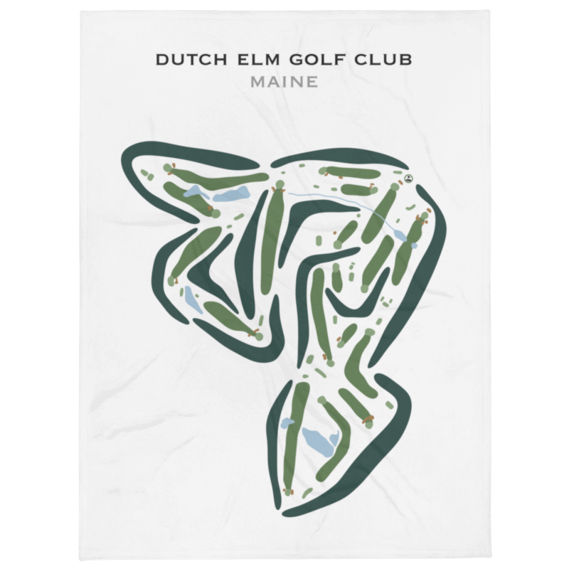 Dutch Elm Golf Club, Maine - Printed Golf Courses