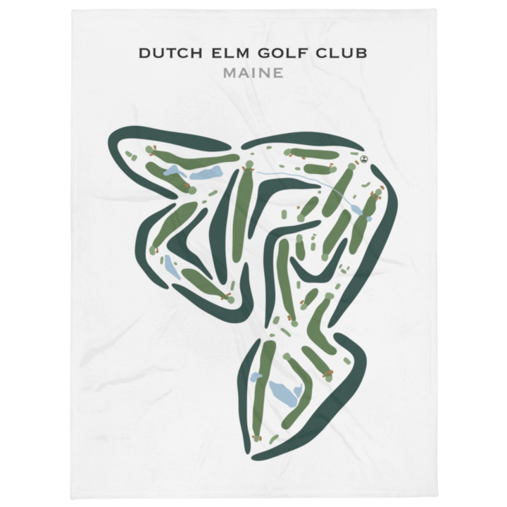 Dutch Elm Golf Club, Maine - Printed Golf Courses