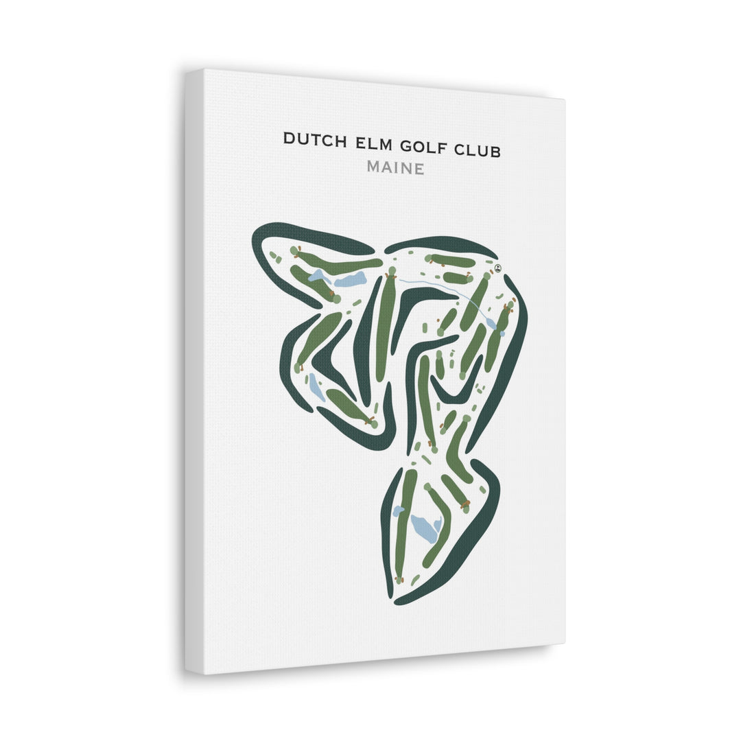 Dutch Elm Golf Club, Maine - Printed Golf Courses