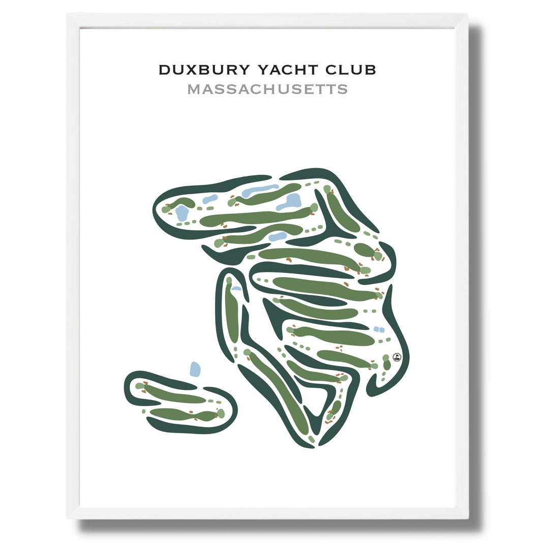 Duxbury Yacht Club, Massachusetts - Printed Golf Courses