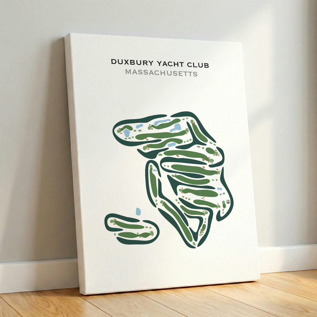 Duxbury Yacht Club, Massachusetts - Printed Golf Courses