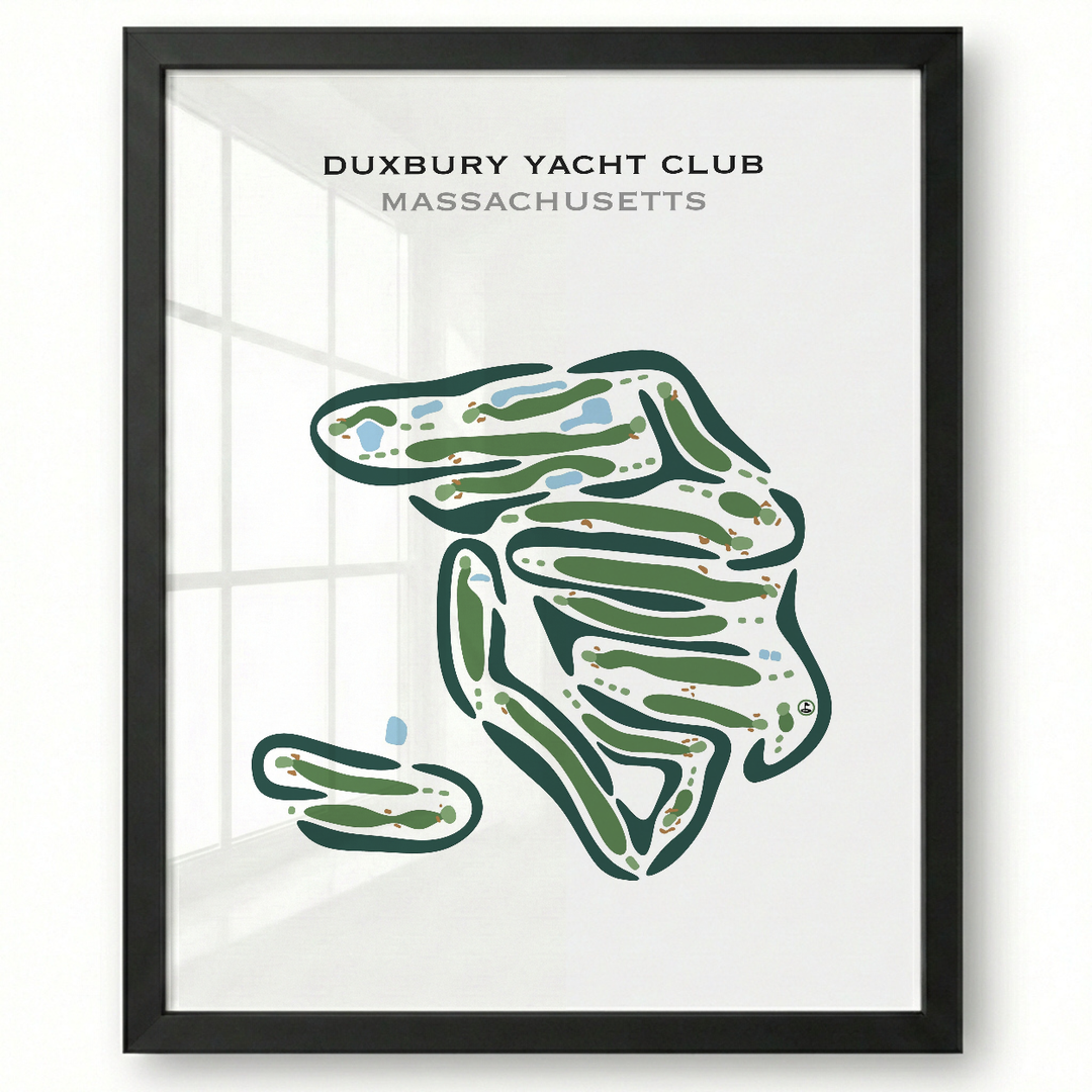 Duxbury Yacht Club, Massachusetts - Printed Golf Courses