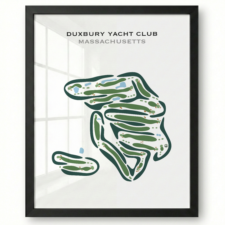 Duxbury Yacht Club, Massachusetts - Printed Golf Courses