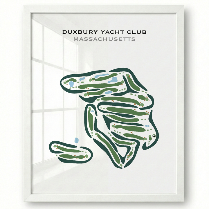 Duxbury Yacht Club, Massachusetts - Printed Golf Courses